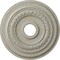 Ekena Millwork Oldham Ceiling Medallion (Canopies up to 8 5/8"), 18"OD x 3 3/8"ID x 7/8"P, Pot of Cream Crackle CM18OL1PCC - alternate 1